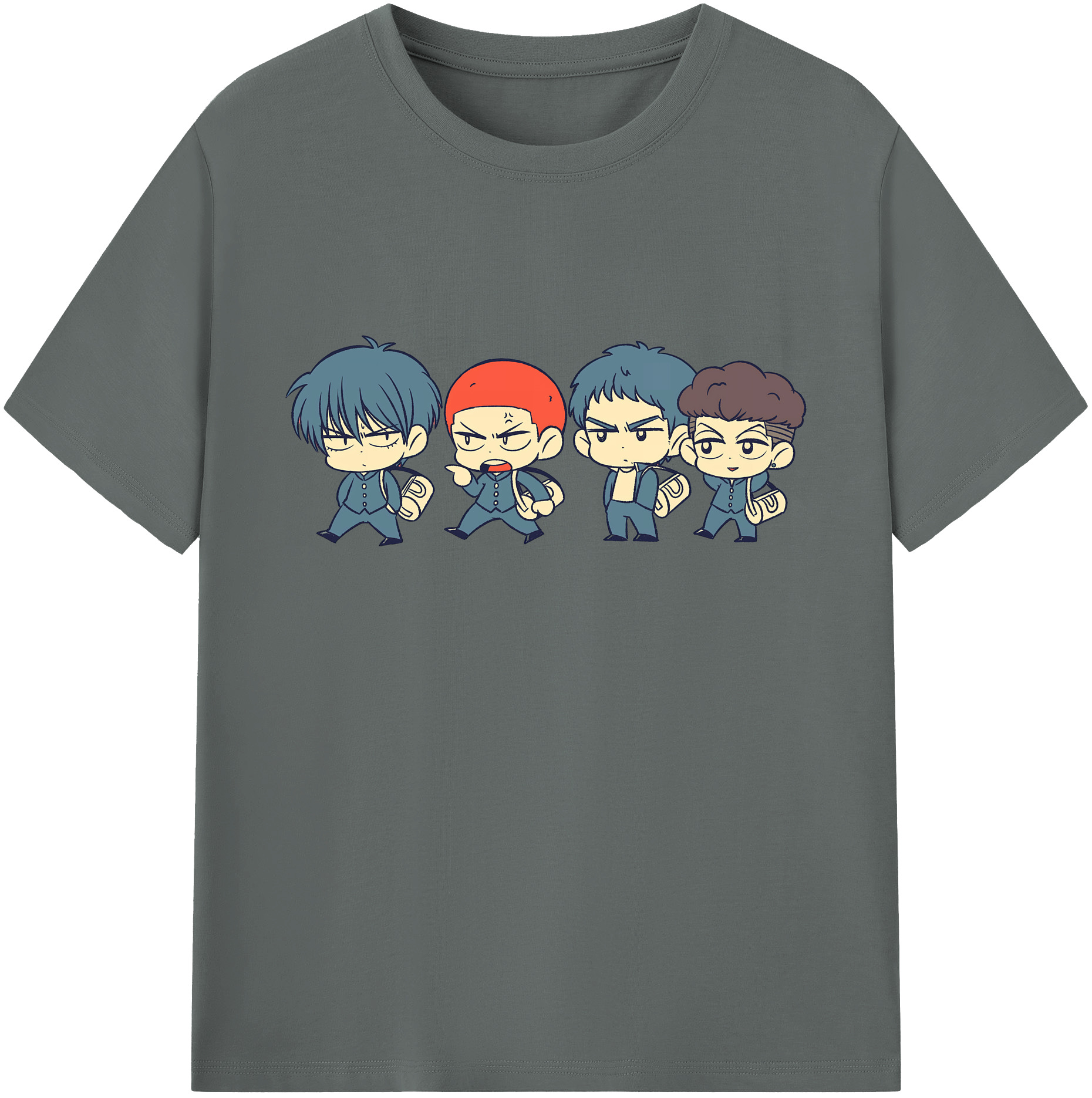 （画像用） SLAM DUNK／スラムダンク 綿100％ メンズ半袖Tシャツ｜肌触りやわらか＆通気性